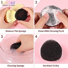 Набір для чищення пензлів - Docolor Makeup Brush Cleaner Box & Wet Cleaning Soap Box — фото N8
