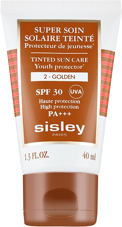 УЦЕНКА Тонирующий солнцезащитный крем - Sisley Super Soin Solaire Tinted Sun Care SPF30 * — фото N1