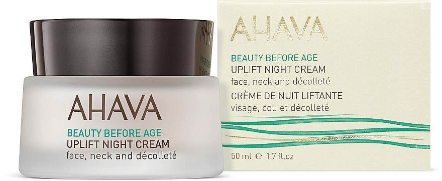 Ліфтинговий нічний крем широкого спектру - Ahava Beauty Before Age Uplifting Night Cream For Face, Neck & Decollete — фото N2