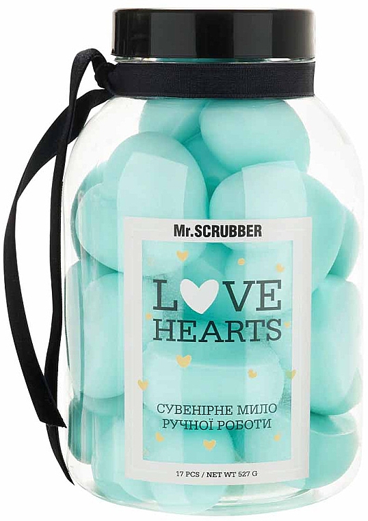 Парфюмированное мыло ручной работы "Love Hearts Tiffany" - Mr.Scrubber Hand Made Soap — фото N1