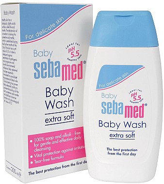 Гель для душа - Sebamed Baby Wash Extra Soft — фото N1