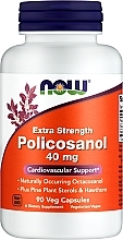 Пищевая добавка "Поликозанол 40 мг" - Now Foods Extra Strength Policosanol 40 mg — фото N1