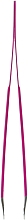 Пинцет для бровей классический с чехлом, пурпурный - Nikk Mole — фото N2