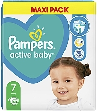 Подгузники Active Baby 7 (15 + кг), 40 шт - Pampers — фото N4