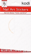 Духи, Парфюмерия, косметика УЦЕНКА Наклейка для дизайна ногтей - Kodi Professional Nail Art Stickers BP017 *