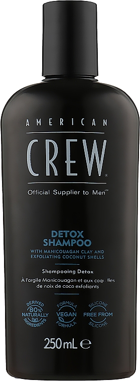 Шампунь для волосся - American Crew Detox Shampoo — фото N1