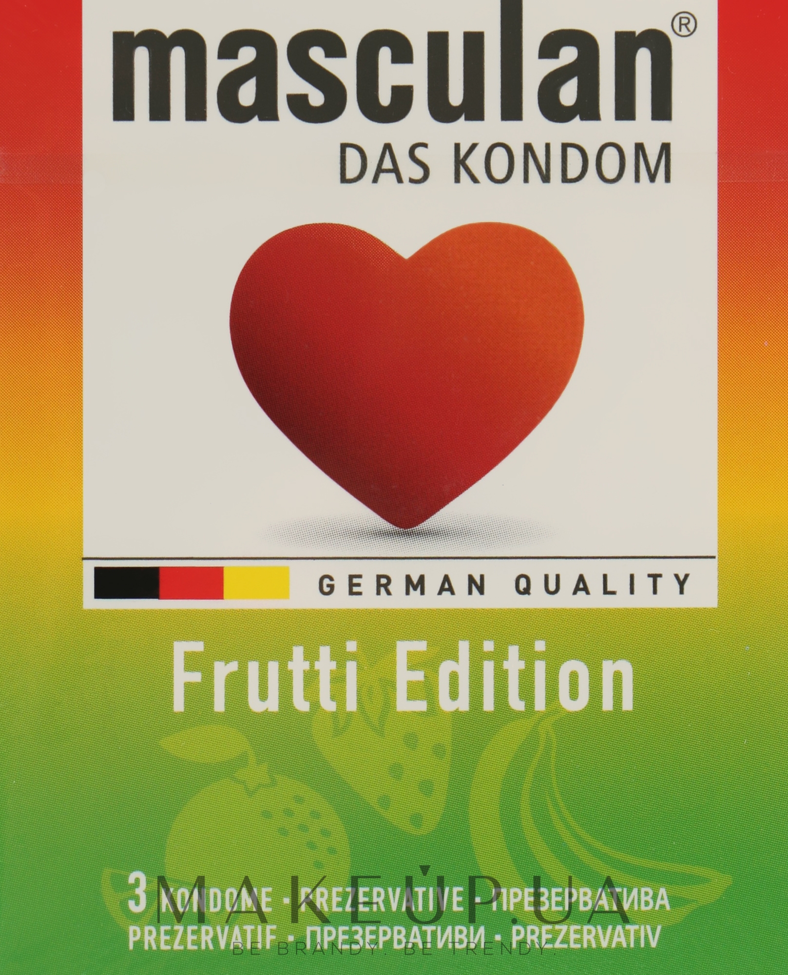 Презервативи "Frutti Edition" - Masculan — фото 3шт