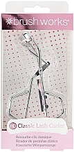 Щипцы для завивки ресниц, классические - Brushworks Classic Lash Curler Silver & Pink — фото N1