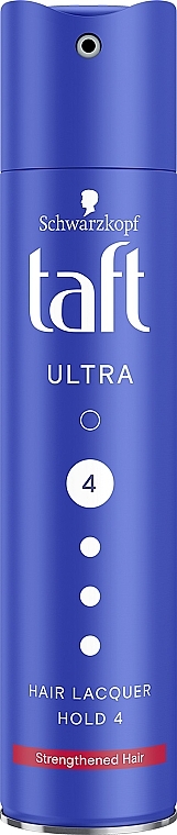 Лак для волосся "Ultra", мегафіксація 4 - Taft Ultra 4 — фото N2