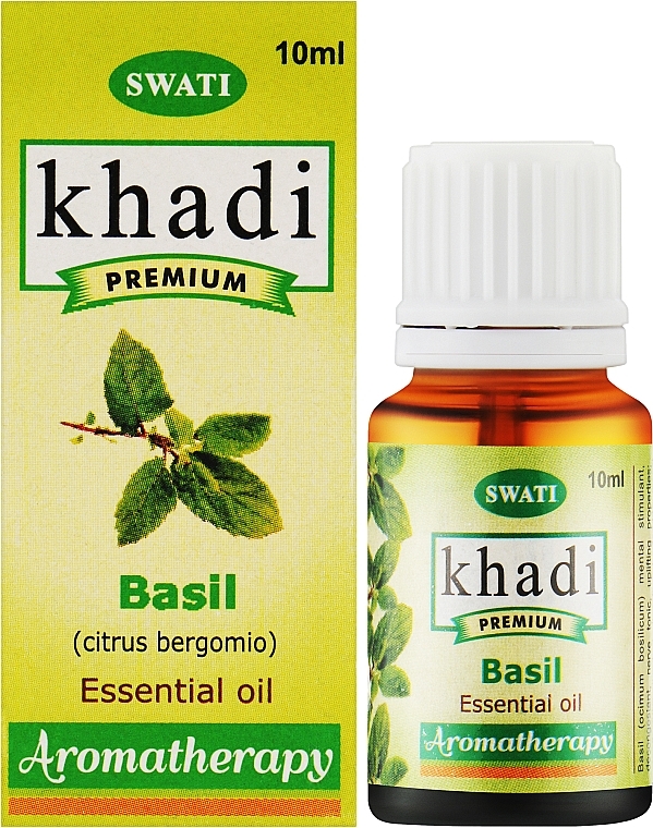 Эфирное масло "Базилик" - Khadi Swati Premium Essential Oil  — фото N2