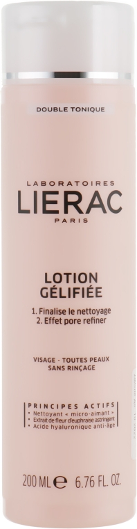 Подвійний удосконалювальний лосьйон - Lierac Lotion Gelifiee Double Nettoyant — фото N1