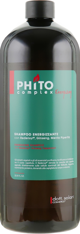 Енергетичний шампунь - Dott. Solari Phito Complex Energizing Shampoo — фото N3