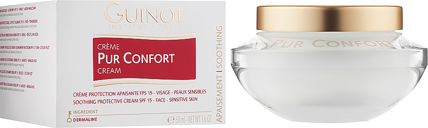 Защитный успокаивающий крем для лица - Guinot Pur Confort Face Cream — фото N2