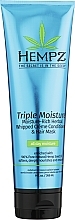 Кондиціонер-маска "Потрійне зволоження" - Hempz Triple Moisture-Rich Daily Herbal Replenishing Conditioner & Hair Mask — фото N1