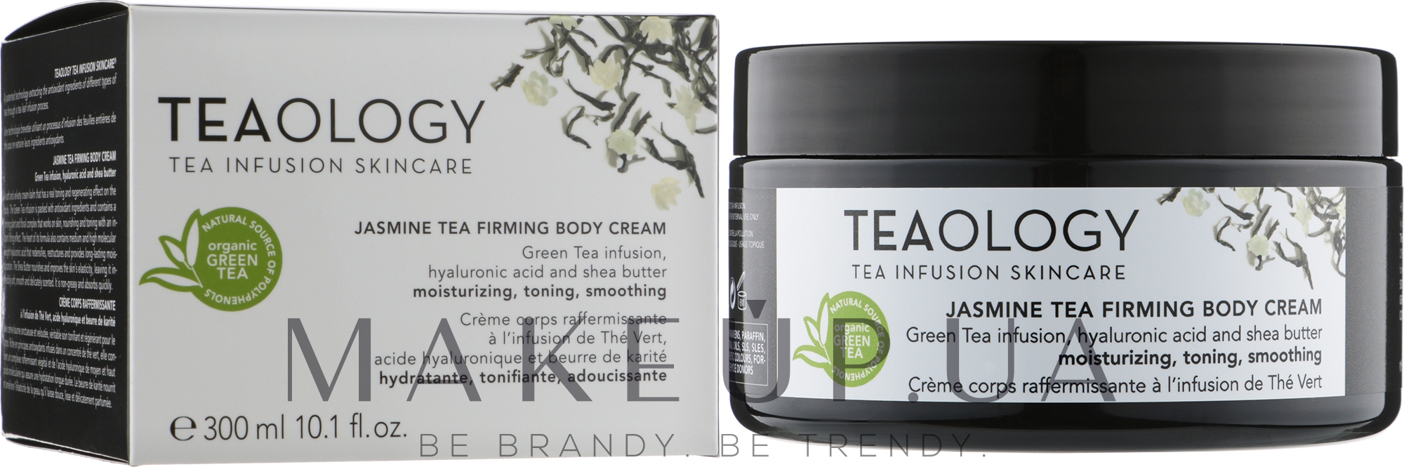 Крем для тіла з екстрактом жасминового чаю - Teaology Jasmine Tea Firming Body Cream — фото 300ml