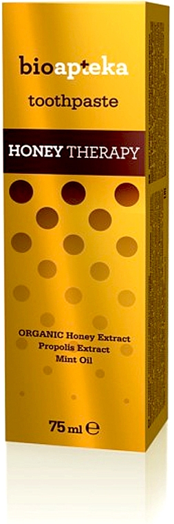 Зубная паста "Мед и прополис" - Bioapteka Honey Therapy Toothpaste — фото N1
