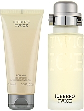 Iceberg Twice Homme - Набір (edt/125ml + sh/gel/100ml) — фото N2