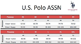 Трусики-слипы, 5шт, 67002, black, white, skin, white, skin - U.S. Polo Assn. — фото N2