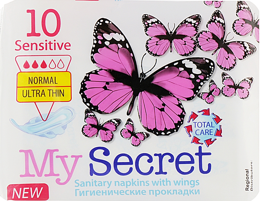 Прокладки гігієнічні Sensitive Normal Ultra Thin - My Secret