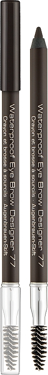 Олівець для брів водостійкий з щіточкою - Artdeco Eye Brow Designer — фото N1