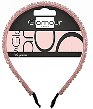 Парфумерія, косметика Обруч для волосся з рожевими кристалами, 417513 - Glamour