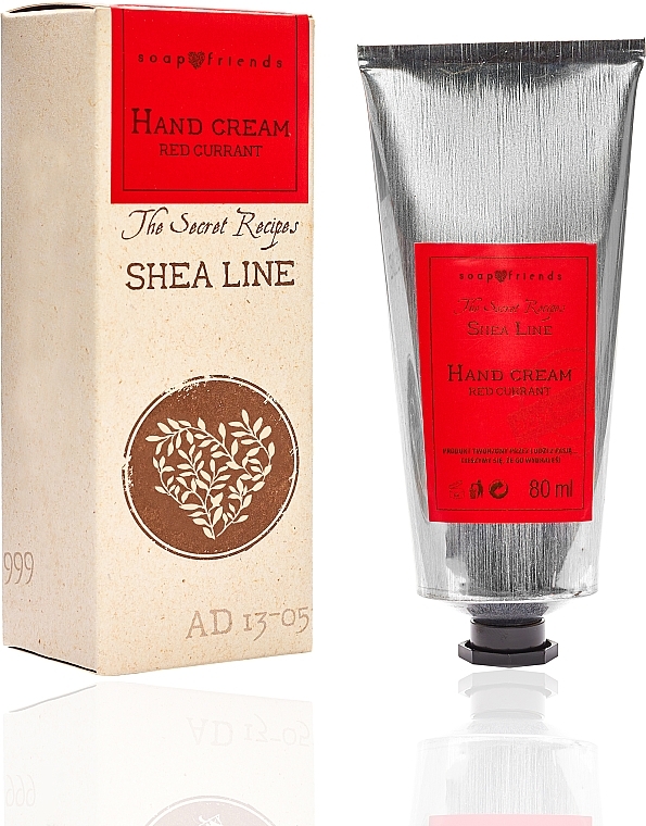 Крем для рук "Красная смородина" - Soap&Friends Shea Line Hand Cream Red Currant — фото N1