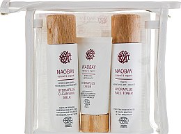 Духи, Парфюмерия, косметика Набор - Naobay Hydraplus (cr/50ml + milk/100ml + toner/100ml)