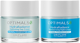 Духи, Парфюмерия, косметика Набор - Oriflame Optimals Hydra Radiance (d/cr/50ml + n/cr/50ml)