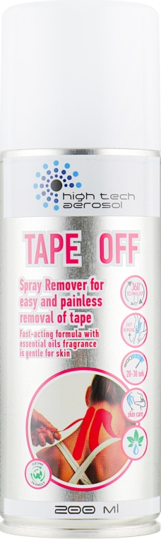 Спрей для зняття тейпів з тіла - High Tech Aerosol Tape Off — фото N1