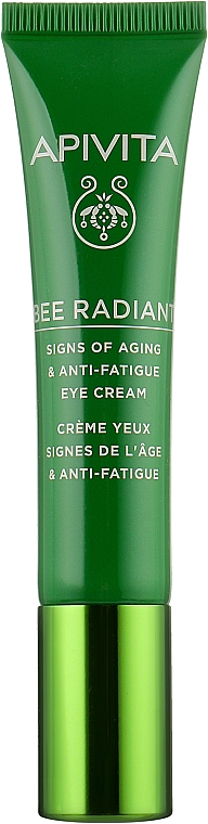 Крем для шкіри навколо очей - Apivita Bee Radiant Signs Of Aging & Anti-Fatigue Eye Cream — фото N1