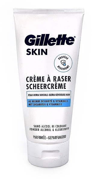 Крем для гоління - Gillette Skin Ultra Sensitive Shaving Cream — фото N1