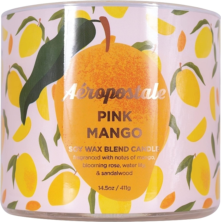 Ароматическая свеча - Aeropostale Pink Mango Fine Fragrance Candle — фото N1