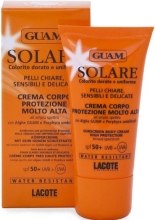 Парфумерія, косметика Водостійкий сонцезахисний крем - Guam Solare Crema Corpo Protezione Molto Alta SPF 50+