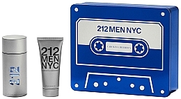 Парфумерія, косметика Carolina Herrera 212 Men NYC - Набір (edt/100ml + sh/gel100ml)