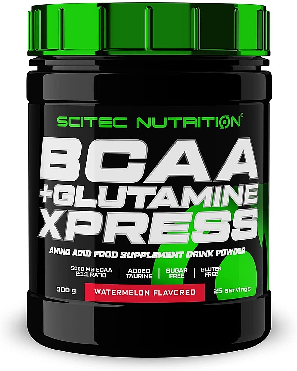 Амінокислота для спорту - Scitec Nutrition BCAA +Glutamine XPress Watermelon — фото N1