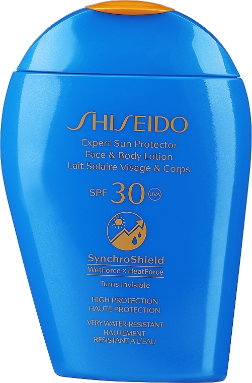 Сонцезахисний лосьйон для обличчя і тіла - Shiseido Expert Sun Protection Face and Body Lotion SPF30 — фото N1