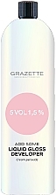 Парфумерія, косметика Крем-окислювач 1,5% - Grazette Add Some Liquid Gloss Developer 5 Vol. 1,5 %