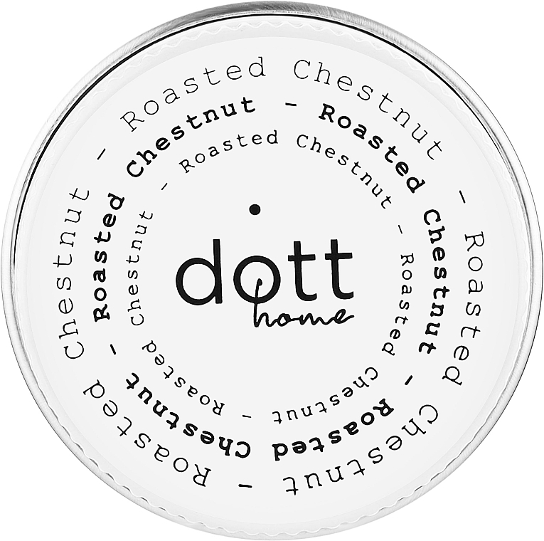 Парфюмированная соевая свеча - Dott Home Roasted Chestnut (мини)