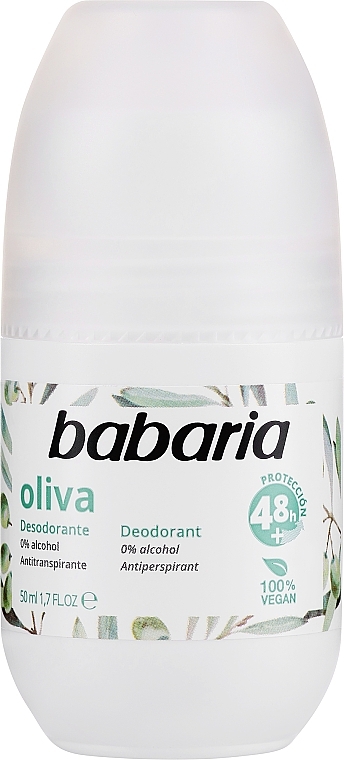 Дезодорант для тіла "Олива" - Babaria Olive Oil Roll On Deodorant