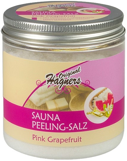 Сіль для пілінгу "Рожевий грейпфрут" - Original Hagners Sauna Peeling Salt Pink Grapefruit — фото N1