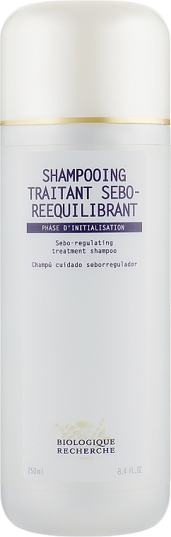 Себорегулирующий и успокаивающий шампунь для волос - Biologique Recherche Sebo-Rebalancing Treatment Shampoo  — фото N1