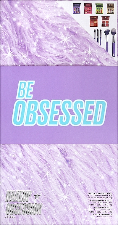 Подарунковий набір, 11 продуктів - Makeup Obsession Be Obsessed Palette Vault — фото N1