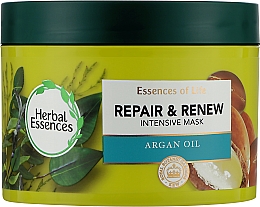 Духи, Парфюмерия, косметика Маска для волос "Восстановление" - Herbal Essences Repair & Renew Argan Oil Intensive Hair Mask