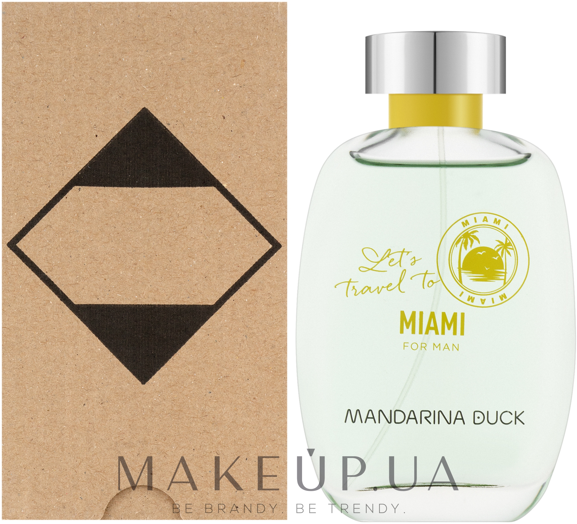 Mandarina Duck Let's Travel To Miami For Man - Туалетная вода (тестер с крышечкой) — фото 100ml
