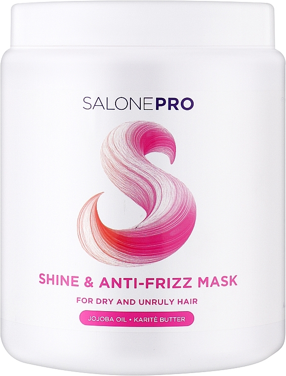 Маска для блиску сухого та неслухняного волосся - Unic Salone Pro Shine & Anti-Frizz Mask