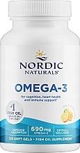 Харчова добавка з лимонним смаком "Омега-3" - Nordic Naturals Omega-3 Lemon — фото N1