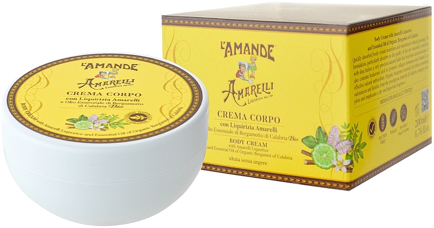 Крем для тіла Калабрія з лакрицею та бергамотом - L'Amande Marseille Calabria Body Cream