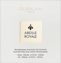 Набір - Guerlain Abeille Royale Anti-Aging Program (f/oil/15ml + f/cr/15ml + f/ser/7х0.6ml + f/lot/15ml) — фото N1