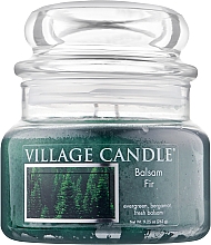 Ароматическая свеча в банке "Пихта бальзамическая" - Village Candle Premium Balsam Fir — фото N2