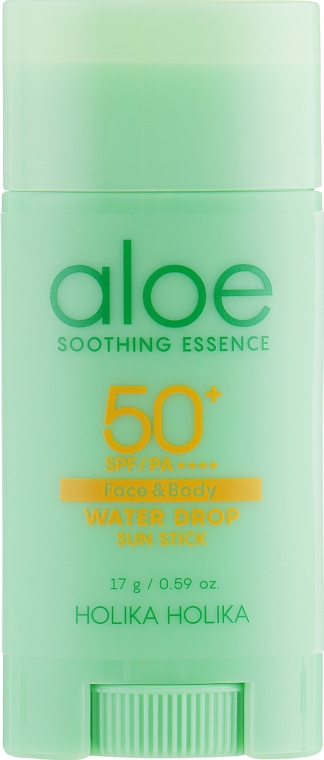 Сонцезахисний стік - Holika Holika Aloe Soothing Essence Water Drop Sun Stick SPF50+ — фото N2